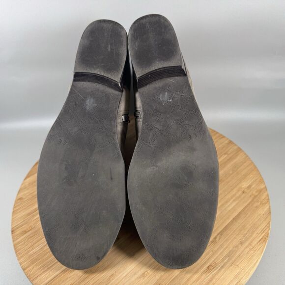 Vionic Boots Womens 11 Gray Brown Leather Joslyn Weather Resistant Ankle Booties - Picture 6 of 8